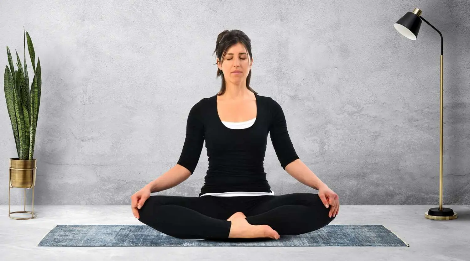 Siddhasana or Accomplished Pose with Chin Mudra. Yoga Practice. Vector  Stock Vector Image & Art - Alamy
